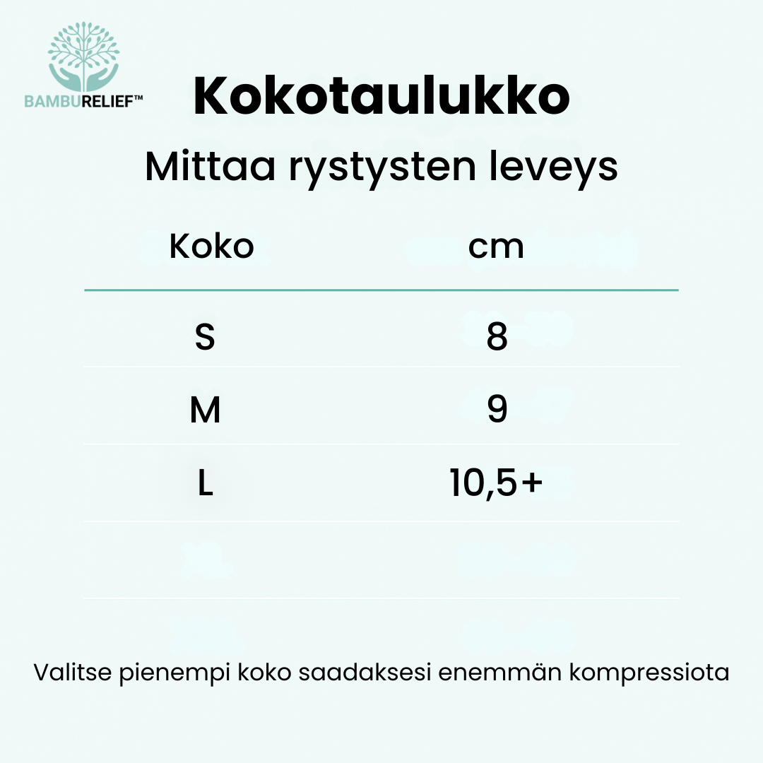 BambuRelief™ Kompressiohanskat – Luonnollista helpotusta särkyville käsille