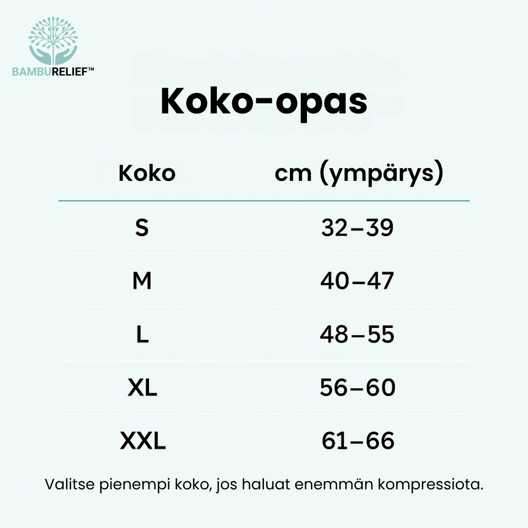 BambuRelief™ – Luonnollinen kivunlievitys särkyville polville