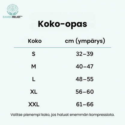 BambuRelief™ – Luonnollinen kivunlievitys särkyville polville